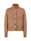 Button Through Fleece Lounge Sweatshirt Bronze