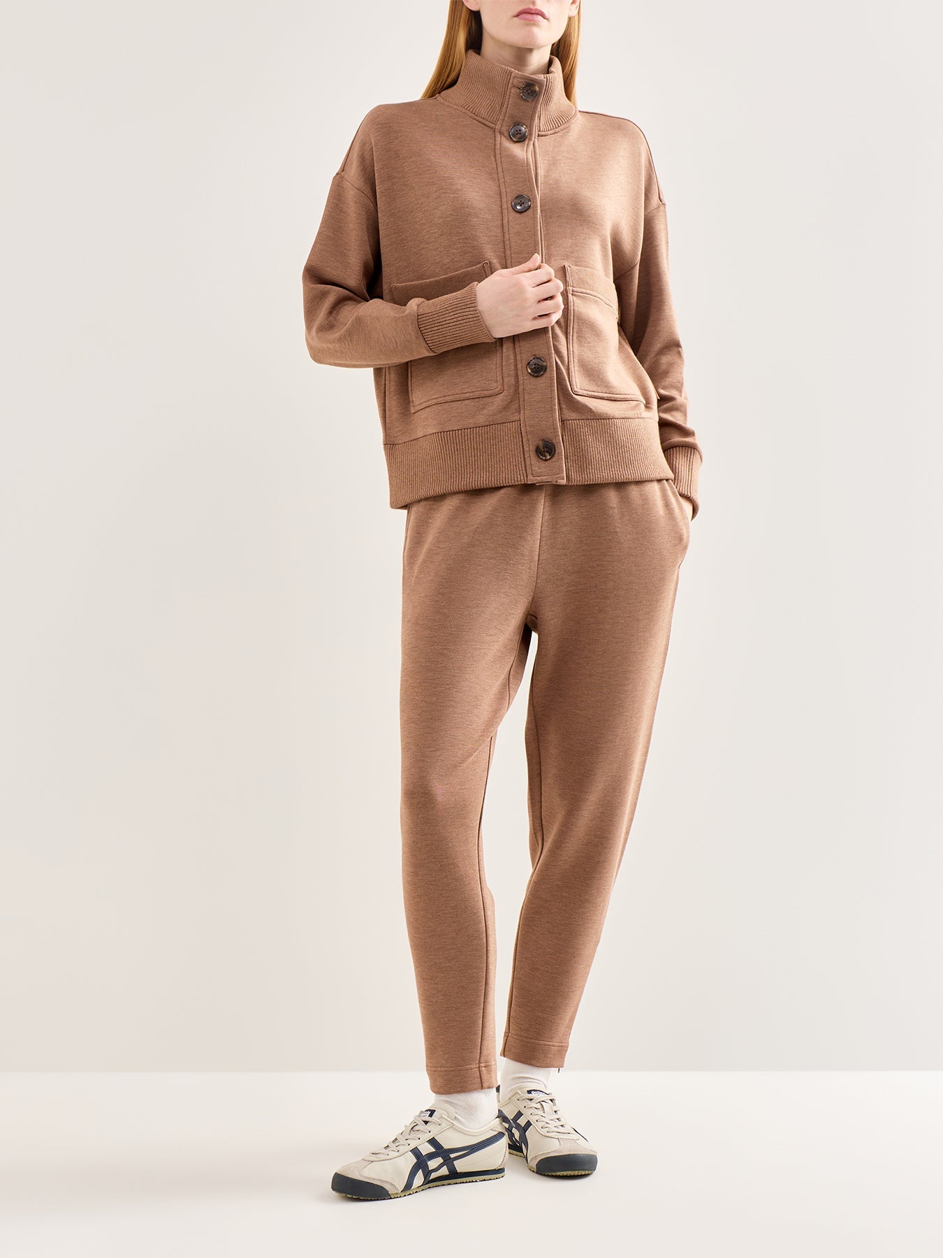 Slim Hem Pant Brown
