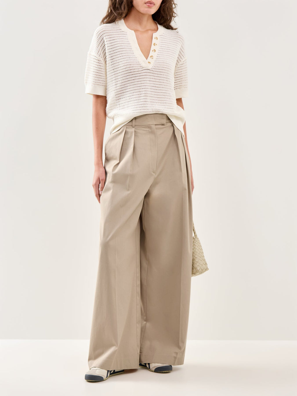 Callie Knit Top White