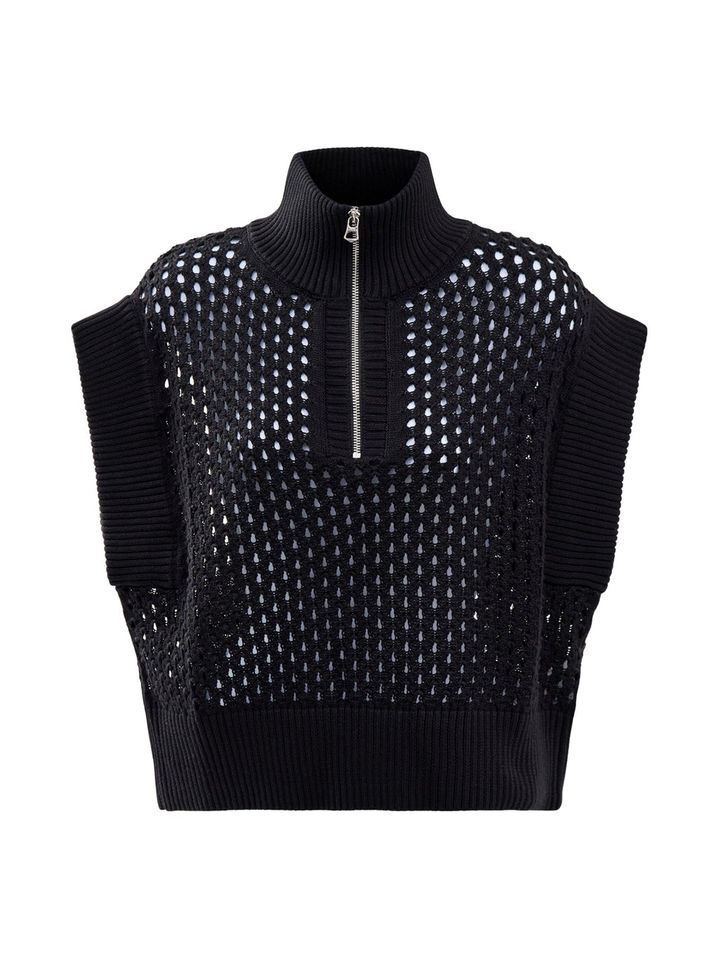 Gaines Half Zip Sweatshirt Black