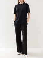 Leighton Boyfriend Tee Black