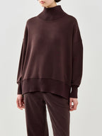 Barker High Neck Jumper Brown