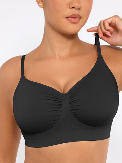 Pocketsh 3-Pack Smooth Seamless Wireless Bra Bundle