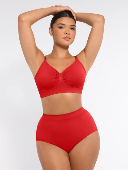 Pocketsh 3-Pack Smooth Seamless Wireless Bra Bundle