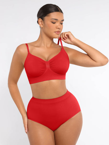 Pocketsh 3-Pack Smooth Seamless Wireless Bra Bundle