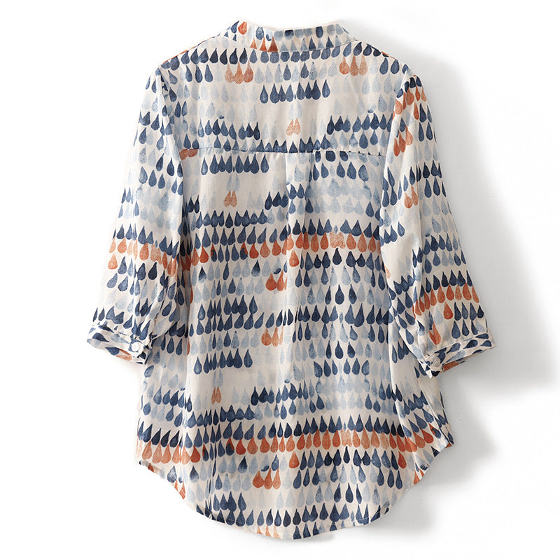 AMERA LINEN BLOUSE