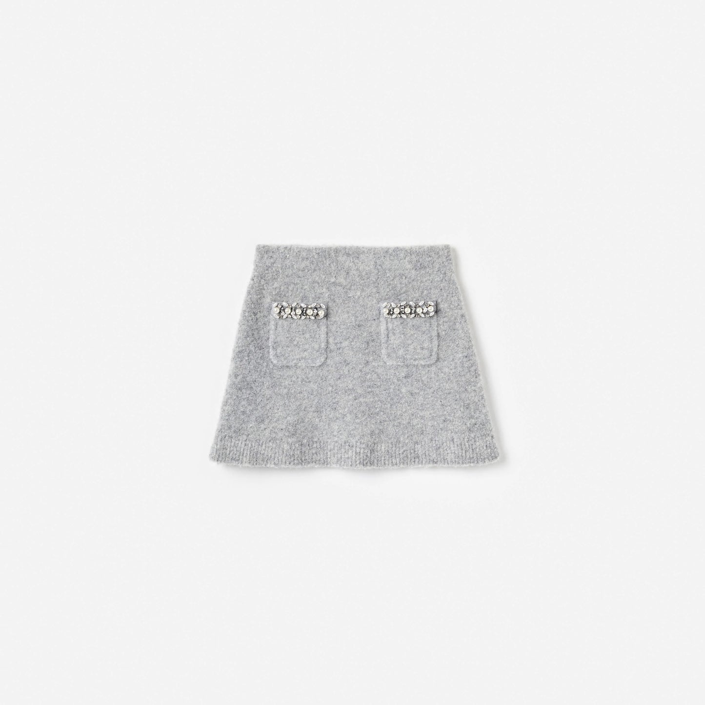 Grey Knit Skirt