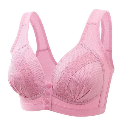 💕BUY 1 GET 2 FREE💕-2024 Front Button Breathable Skin-Friendly Cotton Bra