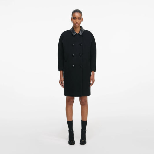 Black Double Breasted Coat