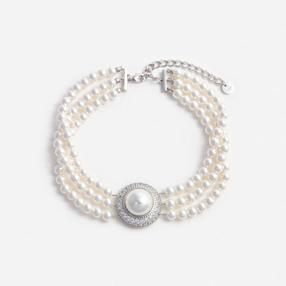 Small Crystal Pearl Choker
