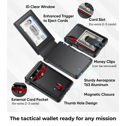 😊The hottest wallet of 2026😊 Tactical Wallet - Military Limited Issue - The Wallet That Holds the Most Cards in the World
