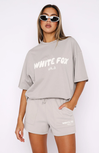 Cozy Oversized Summer Top w/FREE  Shorts---Add to cart and enjoy 50% off