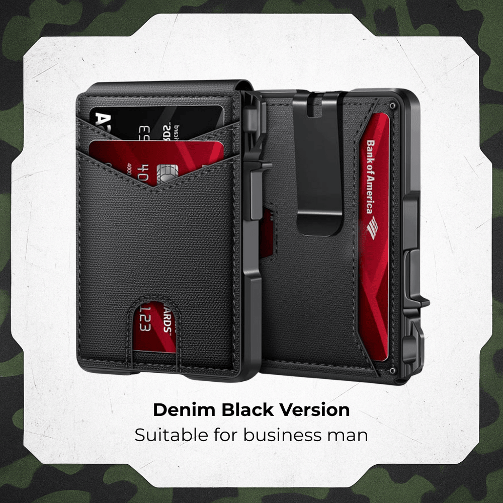 😊The hottest wallet of 2026😊 Tactical Wallet - Military Limited Issue - The Wallet That Holds the Most Cards in the World