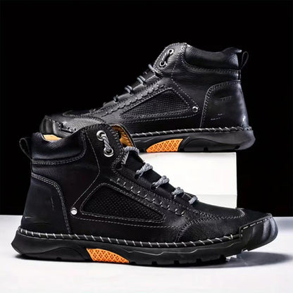 💥Hot Sale💥Stylish Hand-Stitched Flat Sole Men's Boots
